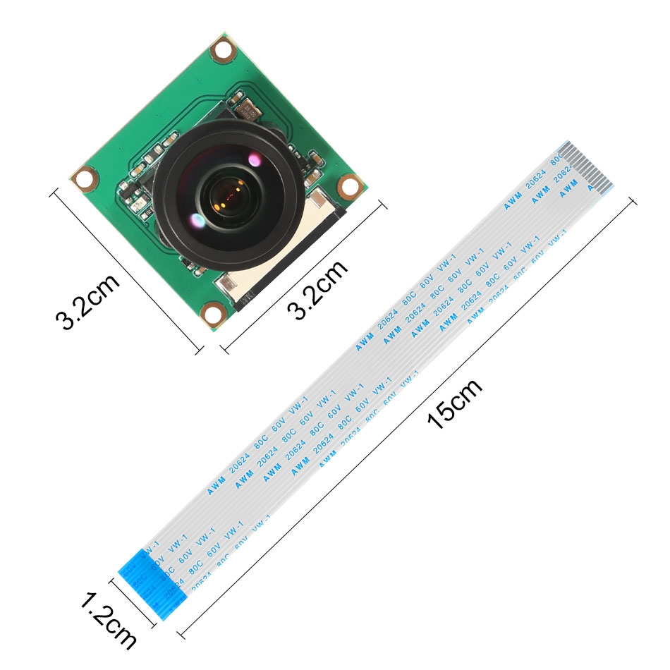 라즈베리 파이 카메라 모듈, 175 도 광각 어안 렌즈 - Raspberry Pi Global Shutter Camera Imx296 리뷰 및 가격